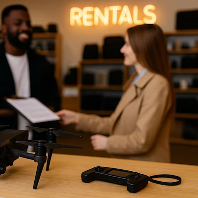 Rentals for Drones, Docks and accessories
