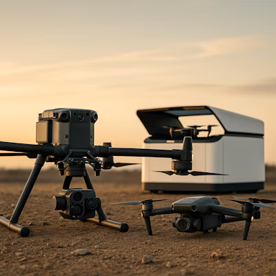 Professional drones ready for listing